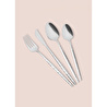 The Mia Shiny Çatal Kaşık Bıçak Takımı Gümüş 24 Parça