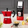 Bialetti Moka Express Kırmızı (6 Cup)