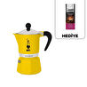 Bialetti Rainbow Sarı Mokapot (3 Cup)