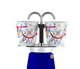 Bialetti Mini Express Mokapot Kandinsky + 2 Espresso Fincanı