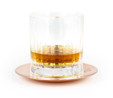 Coho Objet Coho Patron Dövme Bakır Whiskey Keyf & Bakır Bardak Altlık& Whiskey Bardak Seti