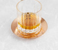 Coho Objet Coho Patron Dövme Bakır Whiskey Keyf & Bakır Bardak Altlık& Whiskey Bardak Seti