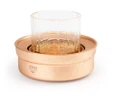 Coho Objet Coho Patron Dövme Bakır Whiskey Keyf & Bakır Bardak Altlık& Whiskey Bardak Seti