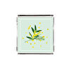 Fern&Co Fleur De Mimosa Collection Kare Büyük Boy Tepsi