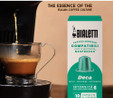Bialetti Nespresso Uyumlu Kapsül Kahve Decaffeinato 20 Adet