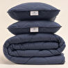 Penelope Microfiber Kumaş Çift Kişilik Denim Yastık Yorgan Seti - Colors In Comfort