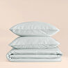 Penelope %100 Pamuk Percale Nevresim Seti 200x220 Cm Mavi - Pure Serisi