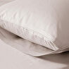 Penelope %100 Pamuk Percale Nevresim Seti 200x220 Cm Gri - Pure Serisi