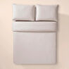 Penelope %100 Pamuk Percale Nevresim Seti 200x220 Cm Gri - Pure Serisi