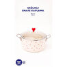 Emaylab Cupid Emaye Kızartma Tenceresi/ Fritöz (özel Pyrex Kapaklı)