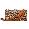 Bloominbag Urban Wild Leopar Desenli Deri Unisex Askılı Cüzdan