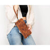 Bloominbag Majeste Rust Brown Curated Deri Clutch Bag