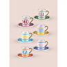 The Mia La Dolce Vita Türk Kahvesi Fincan Takımı 6 Kişilik