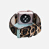 Bloominbag Wild Leopard Deri Apple Watch Kordon-40/41/42 Mm