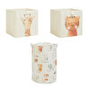 Ocean Home Textile 3'lü Çocuk Odası Sevimli Hayvanlar Kutu Sepet Set 2 Adet 33 X 30 X 33 / 1 Adet 36 X 50 Cm