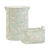 Ocean Home Textile 2'li Çocuk Odası Dinozor Sepet Set 1 Adet 30 X 21 X 18 / 36 X 50 Cm