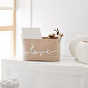 Ocean Home Textile Bej Renk Love Sepet 30 X 21 X 18 Cm