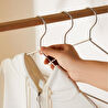 Ocean Home Textile 12'li Gümüş Renk Metal Giysi Askısı 22 X 41 X 0.4 Cm