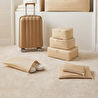Home Wave 6'lı Bej Pötikare Bavul İçi Düzenleyici Set