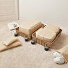 Home Wave 6'lı Bej Pötikare Bavul İçi Düzenleyici Set