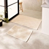 Ocean Home Textile 2'li Yıkanabilir Pamuklu Ekru Renk Dama Desen Paspas 1 Adet 40 X 60 / 60 X 90 Cm