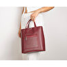 Bloominbag Bloomtote Valetto Burgundy Hakiki Deri Omuz Çantası / Tote Bag