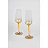 Rakle Glow 2'li Şampanya Kadehi Seti Altın 195 Cc
