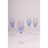 Rakle Larc 4'lü Şampanya Kadehi Seti Mavi 220 Cc