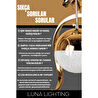 Luna Lighting Clasy Model Gold Kaplama Led Sarkıt Avize
