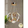 Luna Lighting Clasy Model Gold Kaplama Led Sarkıt Avize