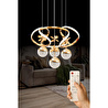 Luna Lighting Yakamoz Model Gold Kaplama 3 Renk Ledli Avize