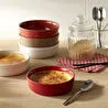 Emile Henry Fırın Kabı Yuvarlak Creme Brulee 2 Li Set Kırmızı/burgundy