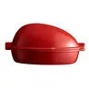 Emile Henry Fırın Kabı Yuvarlak Et/tavuk/hindi Pişime 4,5 L Kırmızı/burgundy