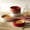 Emile Henry Fırın Kabı Yuvarlak Creme Brulee Kırmızı/burgundy