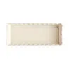 Emile Henry Tart-börek-fırın Kabı Dikdörtgen 36.5 X 15 Cm Ekru/clay