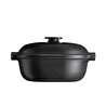 Emile Henry İnduksiyon Uyumlu Oval Tencere 4.5 L/36x24 Cm