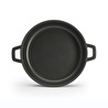 De Buyer Choc Extreme Yapışmaz Kaplama Cam Kapaklı Tencere 24 Cm Siyah