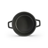 De Buyer Choc Extreme Yapışmaz Kaplama Cam Kapaklı Tencere 20 Cm Siyah
