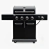 Kenmore Gazlı Barbekü 4 Ocaklı Siyah