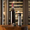 Vacu Vin Paslanmaz Çelik Şarap Koruyucul 1 Pompa 2 Tıpa Hediye Kutulu Paslanmaz Çelik