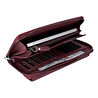 Bloominbag Bloomporter Pebble Bordeaux Hakiki Deri Telefon Bölmeli Cüzdan