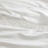 Penelope %100 Pamuk Saten Kumaş Nevresim Seti 200x220 Cm Beyaz - Manuela Serisi