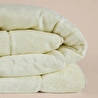 Penelope Tek Kişilik Çift Taraflı Welsoft Yorgan Krem 155x215 Cm - Velour Serisi