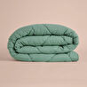 Penelope Microfiber Kumaş Tek Kişilik Yeşil Yastık Yorgan Seti - Colors In Comfort
