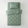 Penelope Microfiber Kumaş Tek Kişilik Yeşil Yastık Yorgan Seti - Colors In Comfort
