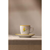 Rakle Mimoza Seramik 2'li Kahve Fincan Takımı 110 Cc