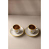 Rakle Mimoza Seramik 2'li Kahve Fincan Takımı 110 Cc