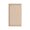 The Mia Travertine Banyo Tepsisi Bej 28x16x3 Cm
