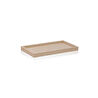 The Mia Travertine Banyo Tepsisi Bej 28x16x3 Cm