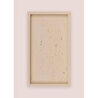 The Mia Travertine Banyo Tepsisi Bej 28x16x3 Cm